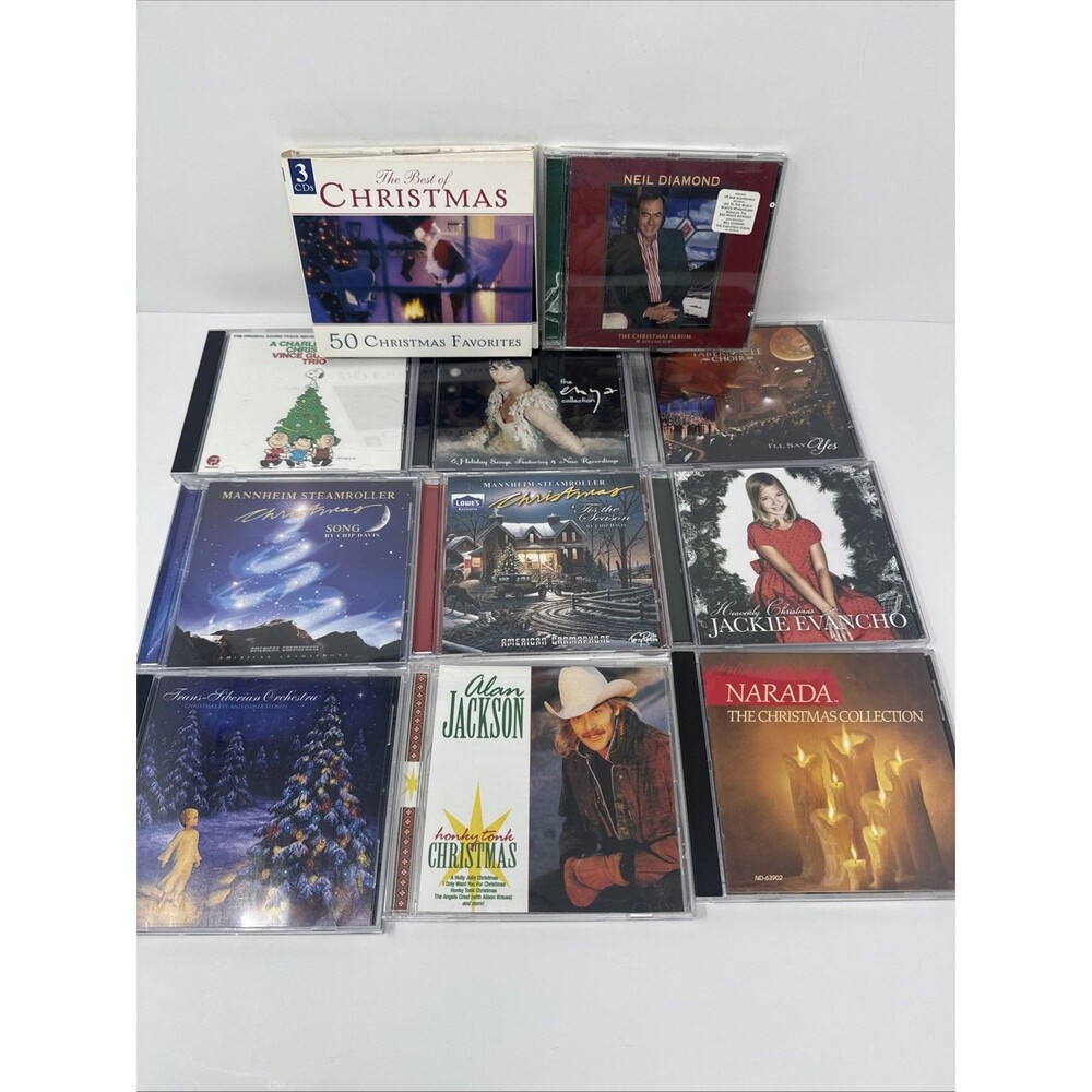Mixed Lot Of 11 Christmas Music CDs Various Artists - Neil Diamond, Alan Jackson
